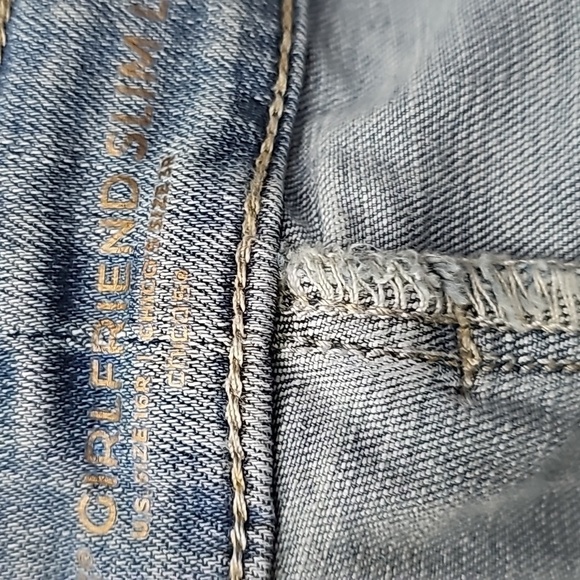 Chicos so slimming sz 3 light wash girlfriend slim ankle jeans us sz 16 WJ125 - Picture 8 of 8